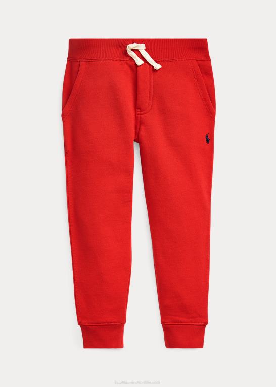 rl 2000 rød børn Ralph Lauren fleece joggerbukser Z426B9809