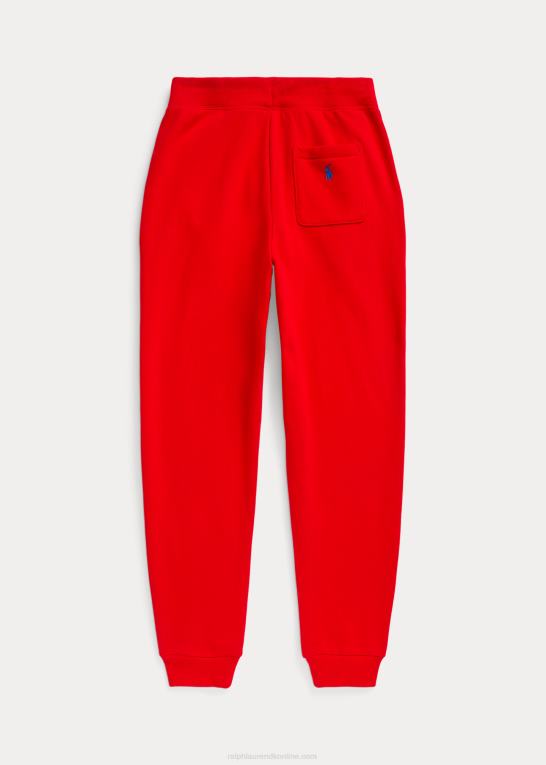 rl 200 rød børn Ralph Lauren joggerbukser i fleece med logo Z426B6564