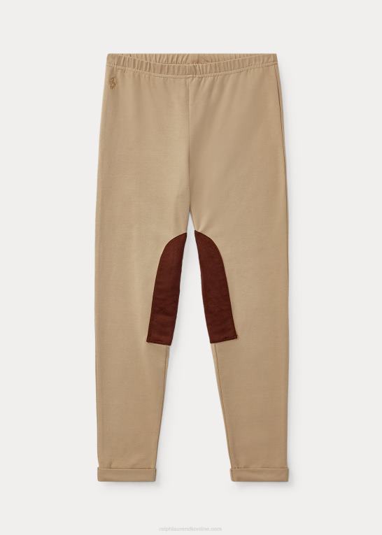 rl kaki børn Ralph Lauren jodhpur legging Z426B7638