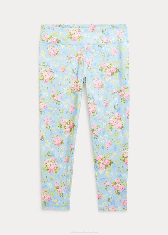 rylee blomstret børn Ralph Lauren blomstret ydeevne jersey legging Z426B6724