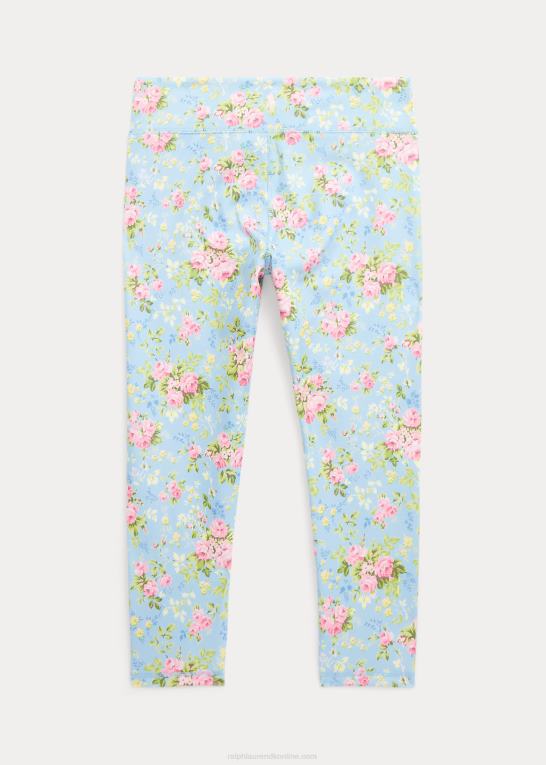 rylee blomstret børn Ralph Lauren blomstret ydeevne jersey legging Z426B6724