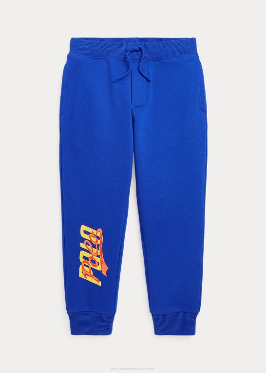 safir stjerne børn Ralph Lauren joggerbukser i fleece med logo Z426B6522