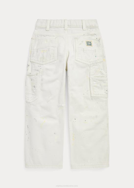 saxton vask børn Ralph Lauren twill maler bukser Z426B6538