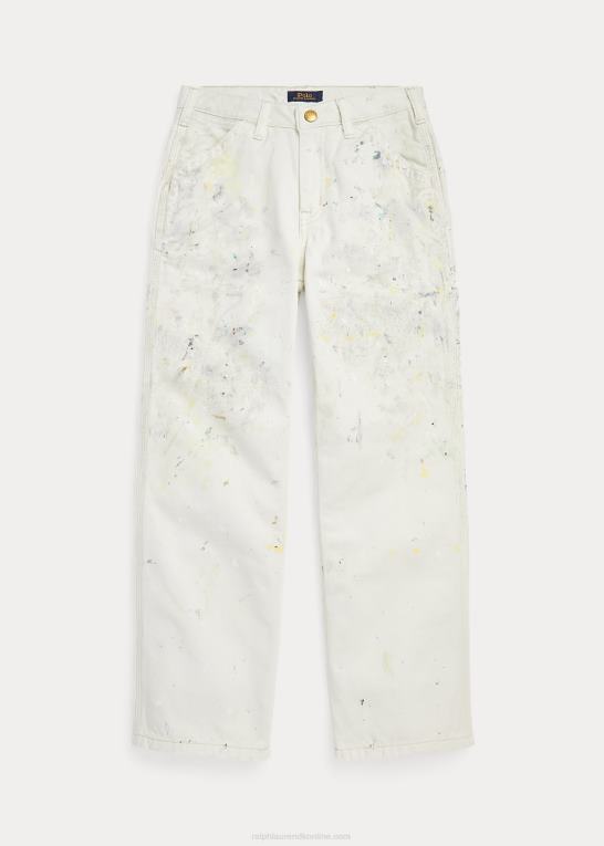saxton vask børn Ralph Lauren twill maler bukser Z426B6684