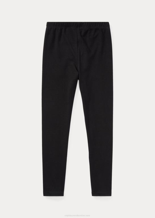 sort børn Ralph Lauren legging i stretch jersey Z426B6932
