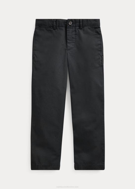sort børn Ralph Lauren lige pasform flex abrasion twill bukser Z426B5763