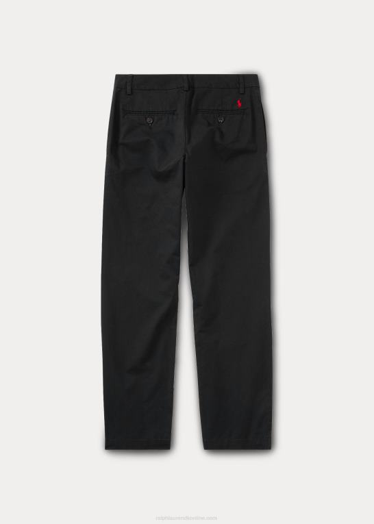 sort børn Ralph Lauren lige pasform flex abrasion twill bukser Z426B5983