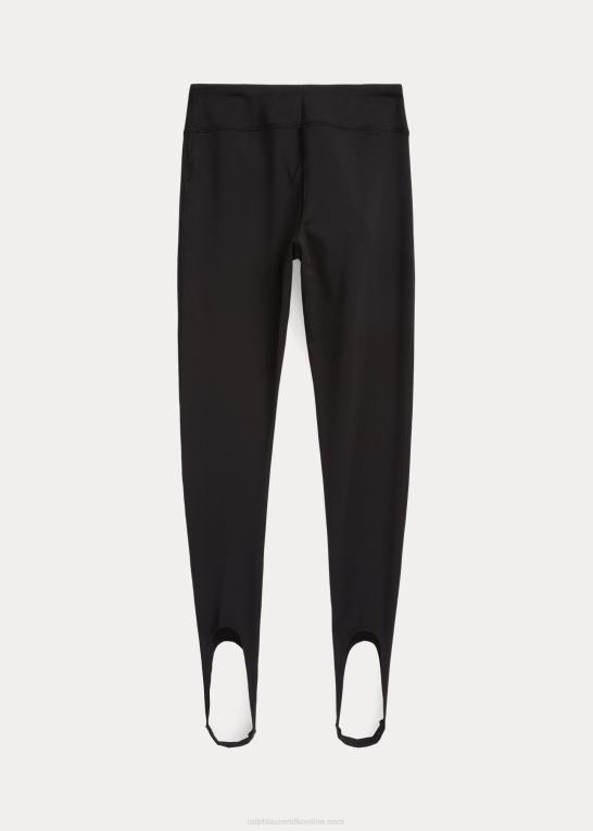 sort børn Ralph Lauren stigbøjle stretch interlock legging Z426B7611
