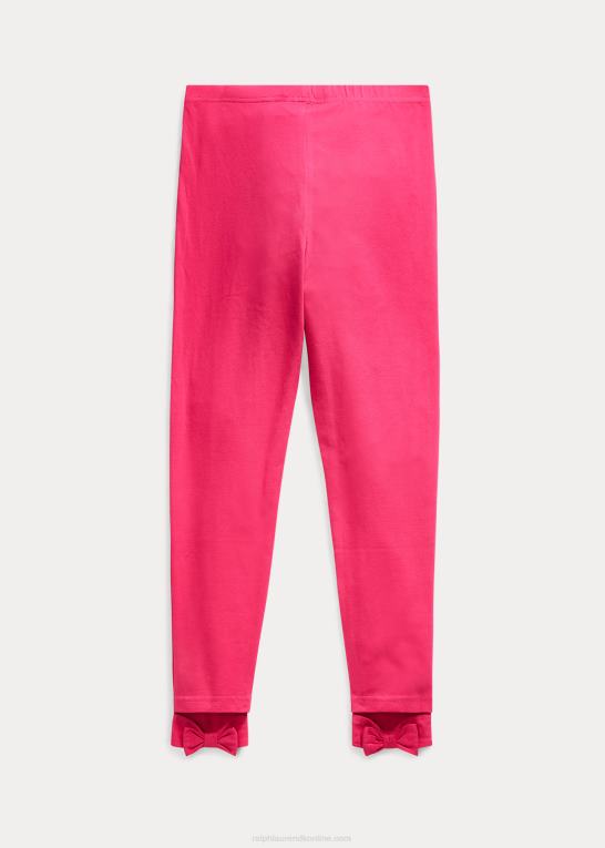 sport pink børn Ralph Lauren legging i jersey med ryg Z426B7640