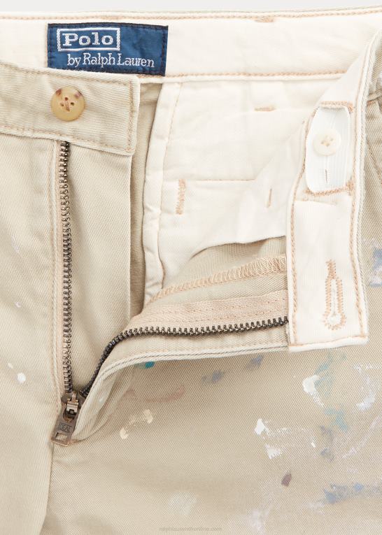 tavernier vask børn Ralph Lauren klassisk pasform maling-splatter chinobukser Z426B6558