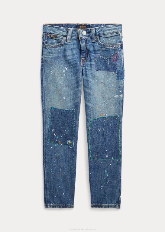 temora vask børn Ralph Lauren malet print astor slim boyfriend jean Z426B6870