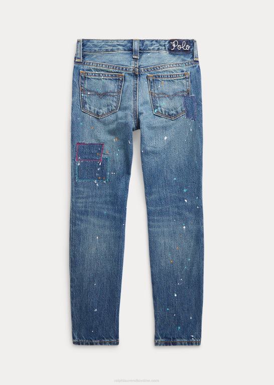 temora vask børn Ralph Lauren malet print astor slim boyfriend jean Z426B6870