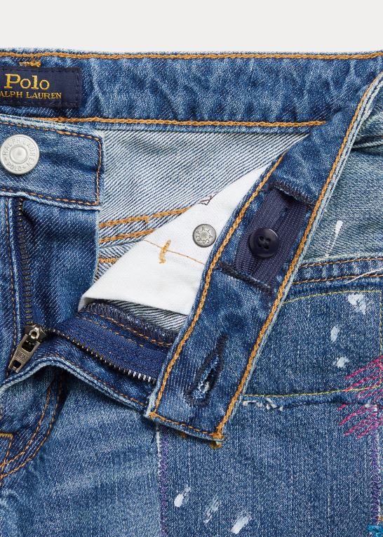 temora vask børn Ralph Lauren malet print astor slim boyfriend jean Z426B7144