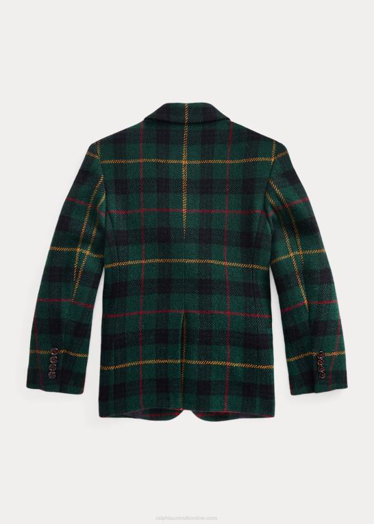 børn Ralph Lauren polo plaid jakke i uld Z426B6269