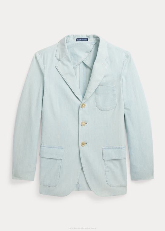chambray børn Ralph Lauren chambray sportsfrakke i bomuld Z426B6187