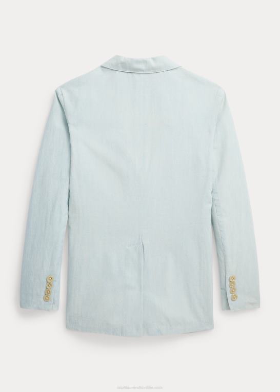 chambray børn Ralph Lauren chambray sportsfrakke i bomuld Z426B6187