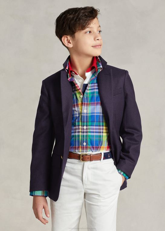 flåde børn Ralph Lauren den ikoniske Doekin-blazer Z426B5635