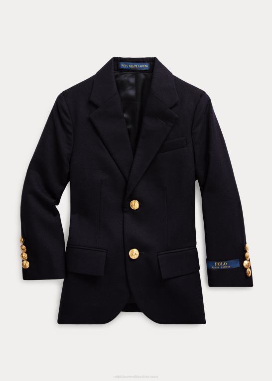 flåde børn Ralph Lauren den ikoniske Doekin-blazer Z426B6443