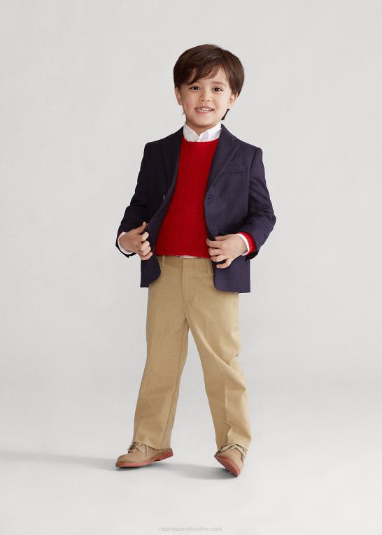 flåde børn Ralph Lauren den ikoniske Doekin-blazer Z426B6443
