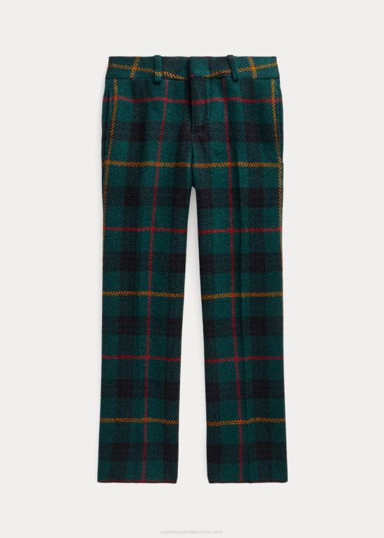 grøn blå/rød talg de børn Ralph Lauren plaid jakkesæt i uld Z426B5889