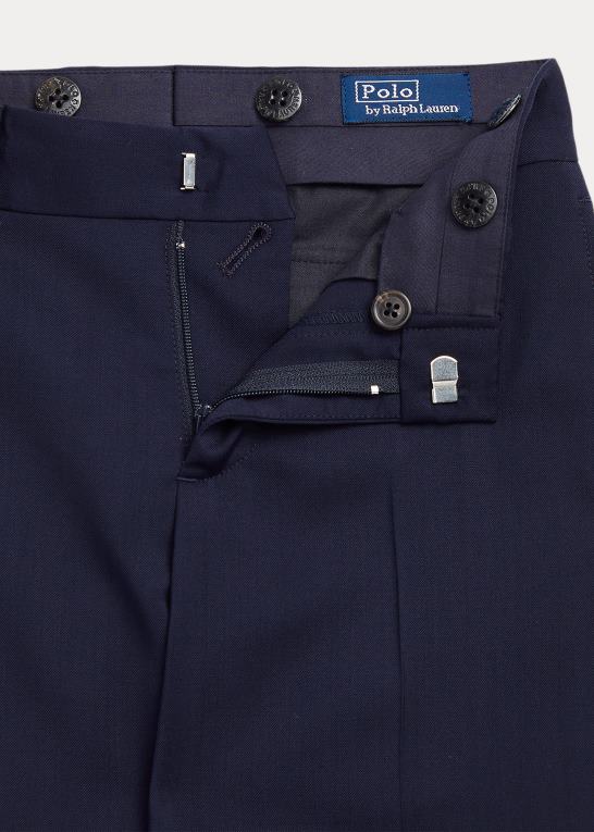 klassisk flåde børn Ralph Lauren bukser i uldtwill Z426B5869