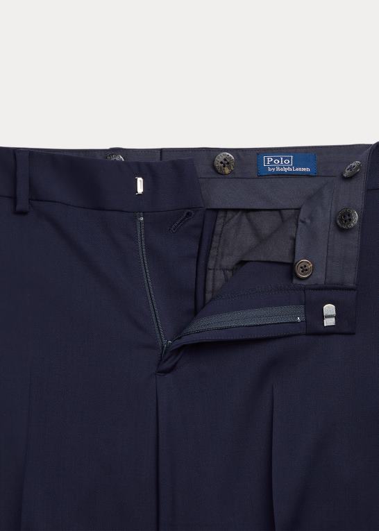klassisk flåde børn Ralph Lauren bukser i uldtwill Z426B6248