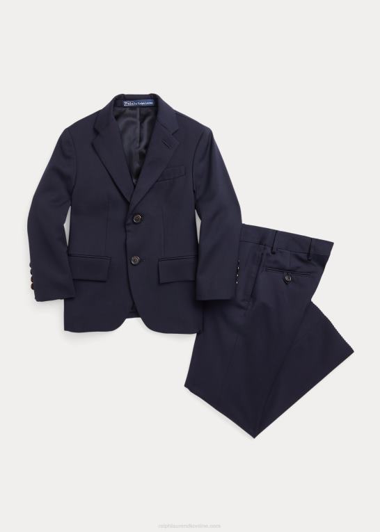 klassisk flåde børn Ralph Lauren polo uld twill dragt Z426B5875