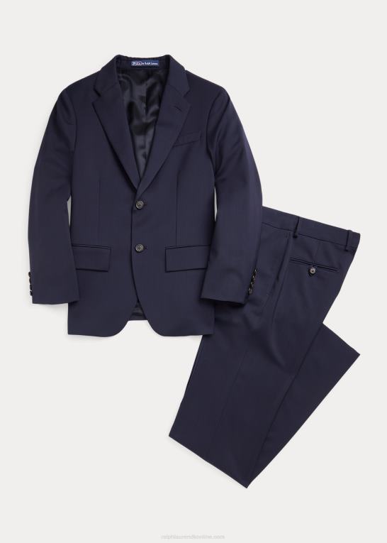 klassisk flåde børn Ralph Lauren polo uld twill dragt Z426B6246