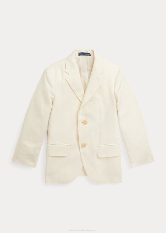 let creme børn Ralph Lauren jakkesæt i polo hør Z426B5811