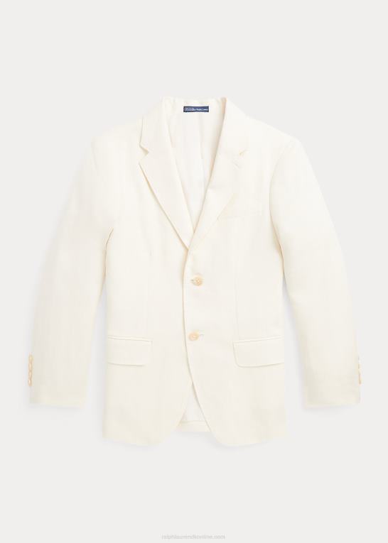 let creme børn Ralph Lauren jakkesæt i polo hør Z426B9844