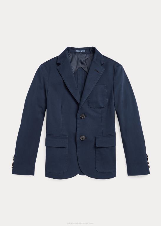 lys flåde børn Ralph Lauren stræk chino jakkesæt Z426B6251