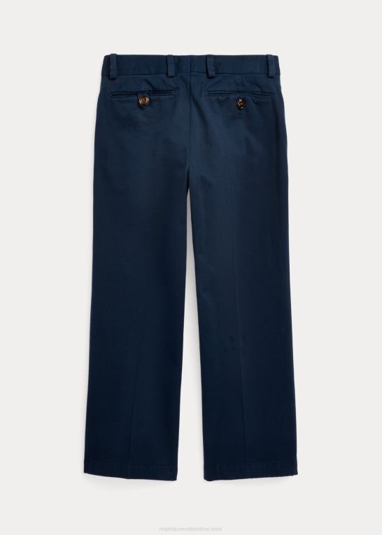 lys flåde børn Ralph Lauren strækbukser med chino-jakkesæt Z426B5669