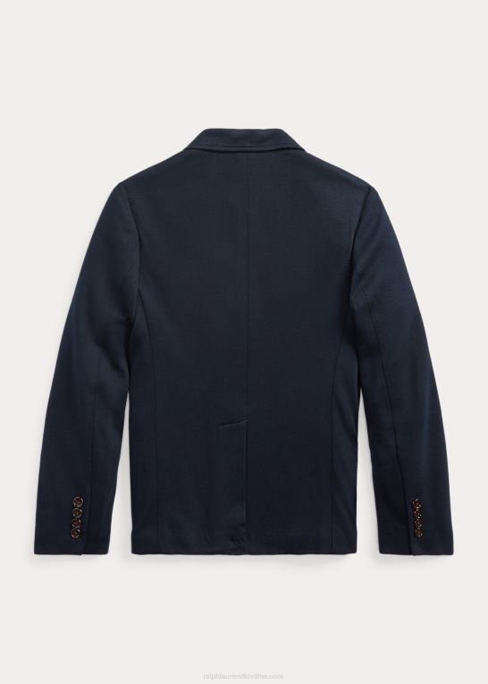 rl flåde børn Ralph Lauren sportsfrakke i strik i bomuld Z426B6265