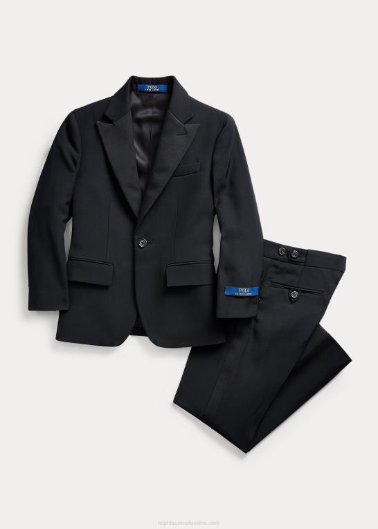 sort børn Ralph Lauren uld barathea smoking Z426B5707