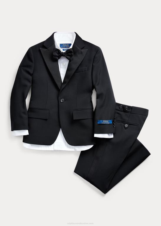 sort børn Ralph Lauren uld barathea smoking Z426B5707