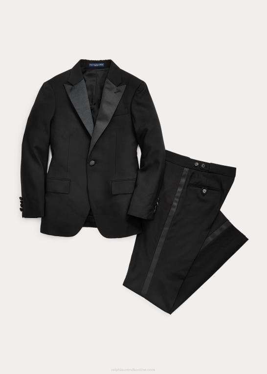 sort børn Ralph Lauren uld barathea smoking Z426B6006