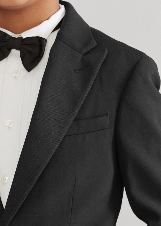 sort børn Ralph Lauren uld barathea smoking Z426B6006