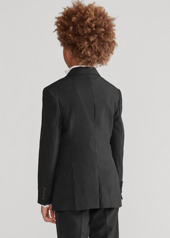 sort børn Ralph Lauren uld barathea smoking Z426B6006