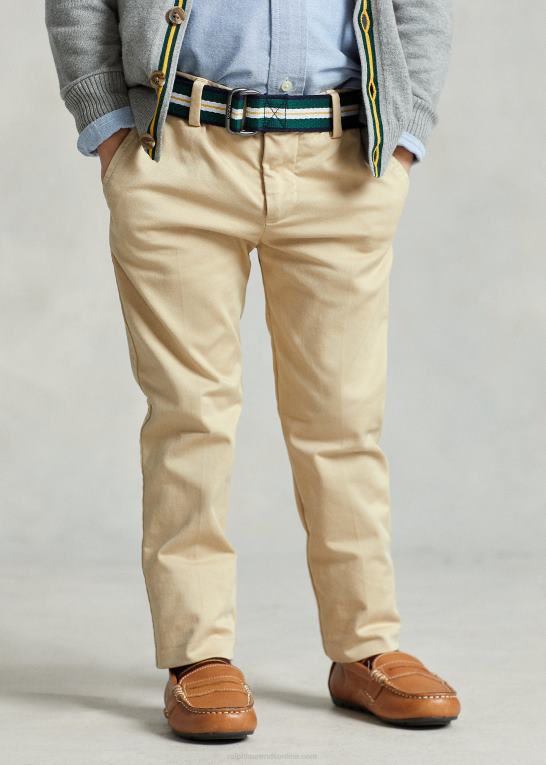 tan børn Ralph Lauren strækbukser med chino-jakkesæt Z426B5668