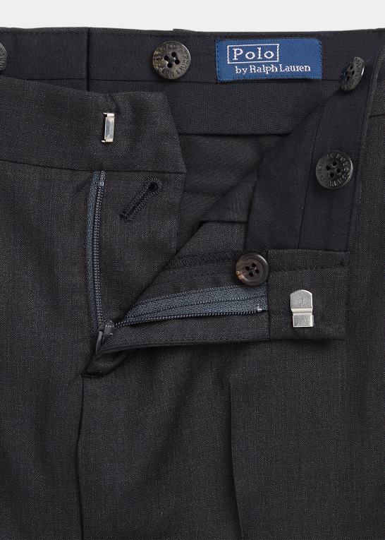 trækul børn Ralph Lauren bukser i uldtwill Z426B5868
