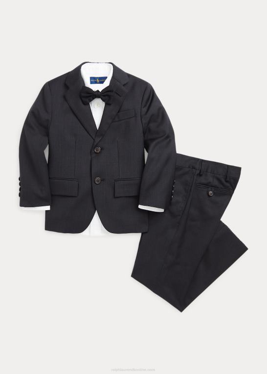 trækul børn Ralph Lauren polo uld twill dragt Z426B5874