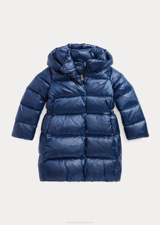 newport flåde børn Ralph Lauren lang vandafvisende dunfrakke Z426B7474