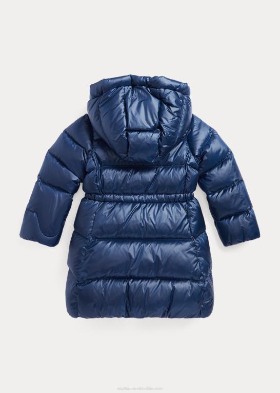 newport flåde børn Ralph Lauren lang vandafvisende dunfrakke Z426B7474