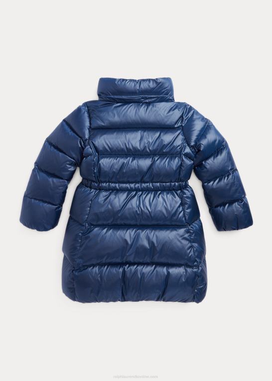 newport flåde børn Ralph Lauren lang vandafvisende dunfrakke Z426B7474