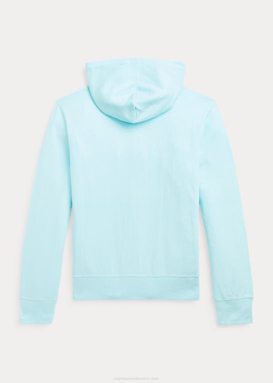 ø aqua børn Ralph Lauren spa terry hættetrøje med fuld lynlås Z426B6177