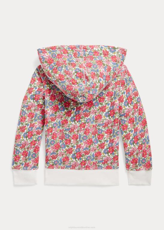 camden blomstret børn Ralph Lauren blomstret spa frotté hættetrøje med fuld lynlås Z426B6728