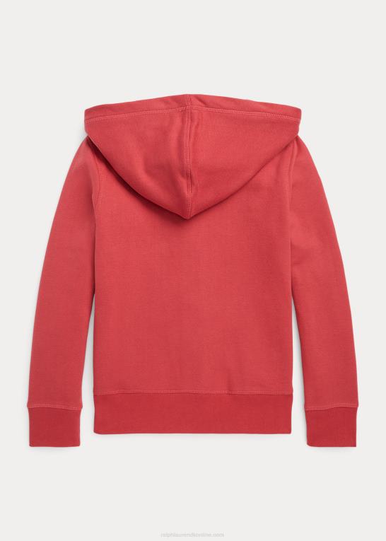 chili peber/jægerflåde børn Ralph Lauren fransk frotté hættetrøje Z426B7028