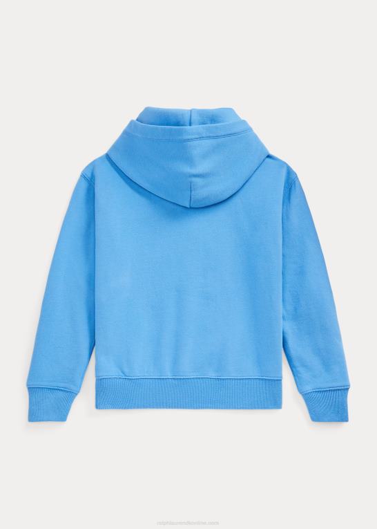 harbot island blue børn Ralph Lauren polo bear fleece hættetrøje Z426B7526