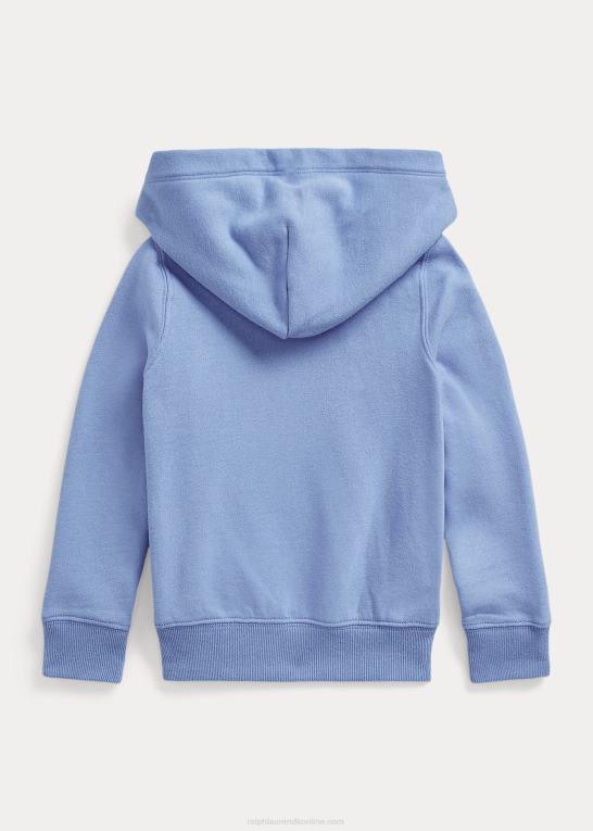 havneø blå børn Ralph Lauren polo bear fleece hættetrøje Z426B7348