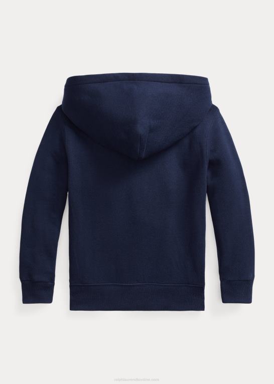 krydstogtflåde børn Ralph Lauren logo fleece hættetrøje Z426B6435